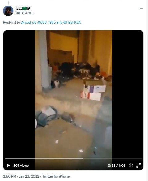 ما حقيقة سكن عائلة سعودية في بناء قيد الإنشاء بالرياض؟