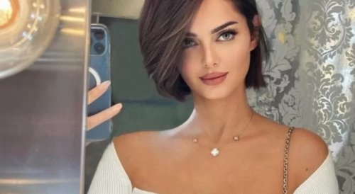 بالجلد الاسود الضيق .. الإيرانية ماهلاغا جابري تبرز منحنيات جسدها المثير والجمهور مذهول !