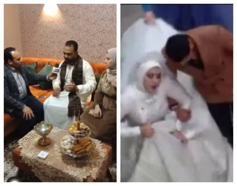 "بنت عمي ومراتي وده عادي عندنا".. شاهد..أول لقاء تلفزيوني لـ عريس الإسماعيلية الذي تعدى على زوجته بالضرب ليلة زفافهما..(فيديو)