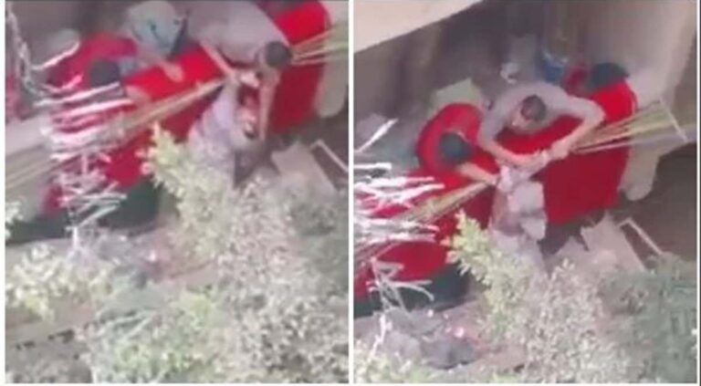 حادثة هزت مواقع التواصل الإجتماعي.. أب مصري يهدد ابنته بالقتل ويحاول رميها من البلكونة والجيران تتدخل لإنقاذها.. فيديو يحبس الأنفاس