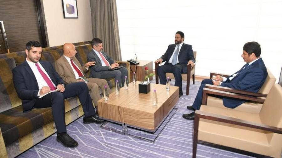 العرادة يناقش مع السفير الأمريكي مستجدات الأوضاع وتعنت ميليشيات الحوثي