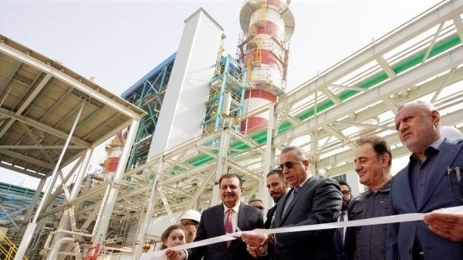 الكاظمي يعلن تشغيل محطة لإنتاج الطاقة الكهربائية بالغاز العراقي.. إليك التفاصيل