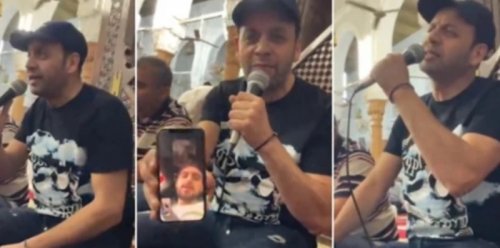 بعد صلاة العيد مباشرة وامام جميع المصلين.. لن تتخيلوا ماذا فعل الفنان مصطفى قمر بعد أن اخذ الميكروفون من إمام المسجد ومن يكلمةعبر الهاتف !!شوف دلوقتي