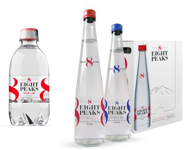 مياه "القمم الثمانية" المعدنية التي تعد من أفخر وأخف أنواع المياه الطبيعية في العالم.. متوفرة حالياً في متاجر الدانوب بجدة والرياض (شاهد صور)