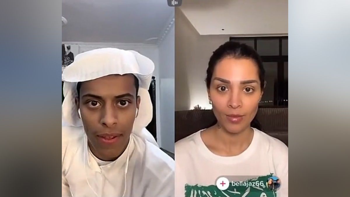 "قعيد المجد" يسخر من "بيلا جاز" في لايف "تيك توك" ويتعرض لموقف محرج