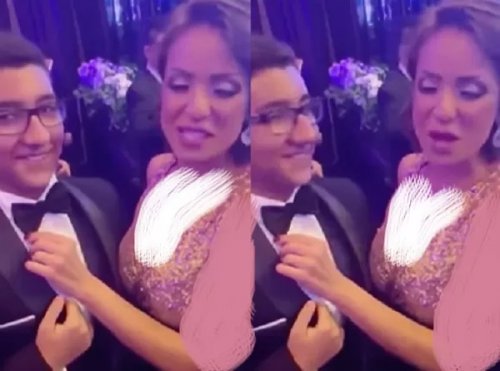 في سن ولدها.. حقيقة خطوبة ريم البارودي من نجل زميلتها الممثلة تفاجئ الوسط!! والفنانة تغازله: طلع وسيم جداً !