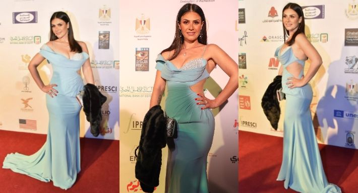 بسمة تتألق في جلسة تصوير في "حمام سباحة" (صور)