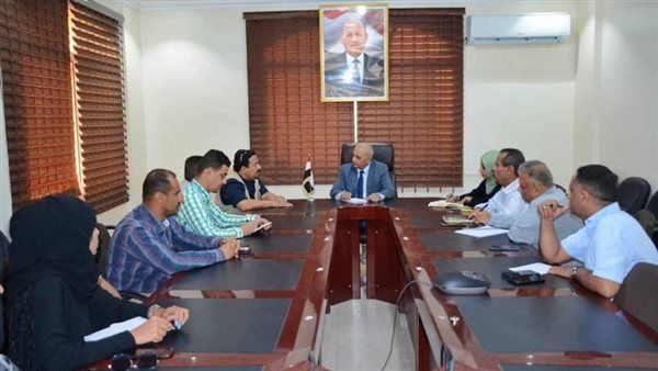 وزير المياه والبيئة يلتقي فريق مكتب الأمم المتحدة لخدمات المشاريع (UNOPS)