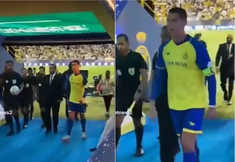 بالفيديو.. شاهد رد لاعب النصر السعودي رونالدو على مشجع قال أن "ميسي الأفضل"