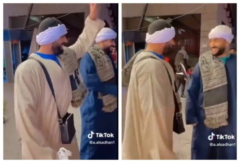 بالفيديو.. سعوديون يرتدون زي "الصعايدة" ويتجولونً في شوارع القاهرة