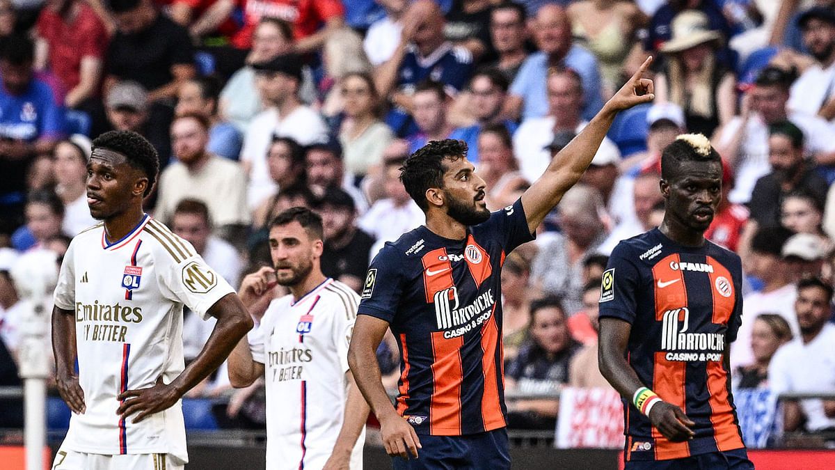 موسى التعمري يسجل هدفا رائعا في مباراة مونبلييه وليون (فيديو)