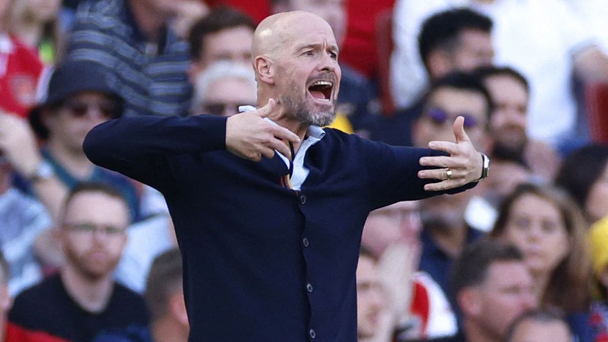 تلاسن بين تين هاغ وسانشو بعد خسارة مانشستر يونايتد أمام آرسنال