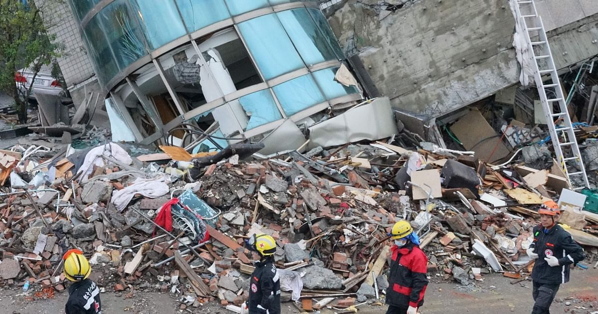 زلزال بقوة 6.1 درجة يهز تايوان