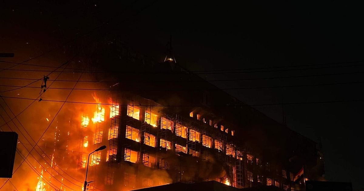 ما الذي ساعد على سرعة اشتعال مبنى مديرية أمن الإسماعيلية؟