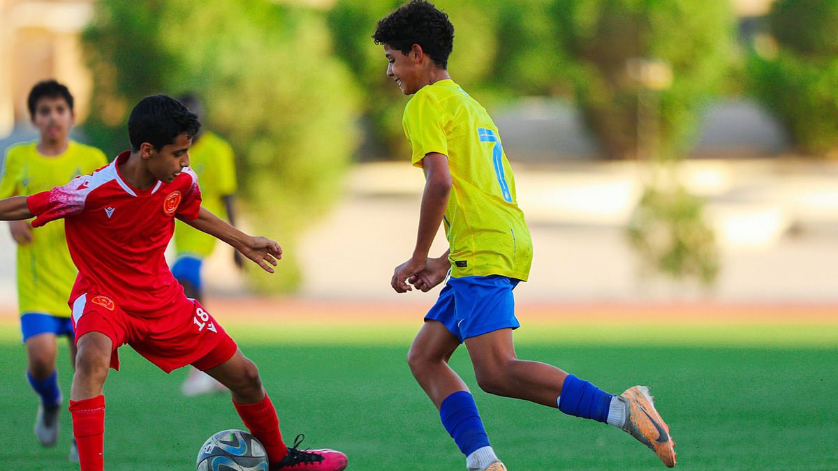 جونيور نجل رونالدو يفتتح مشواره مع براعم النصر بالفوز على القادسية 6/0