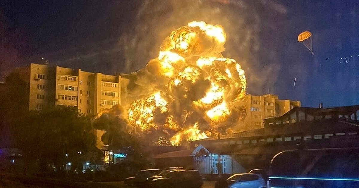 إصابة مبنى سكني في كييف بطائرة مسيّرة مفخخة