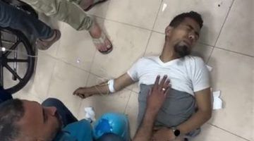 استشهاد 4 وإصابة 17 في قصف خيام لصحفيين ونازحين بمستشفى شهداء الأقصى