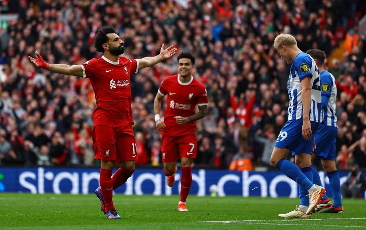 محمد صلاح يقود ليفربول لفوز صعب على برايتون (فيديو)