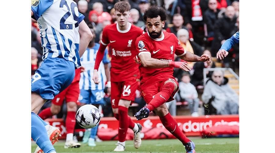 محمد صلاح يقود ليفربول للفوز على برايتون