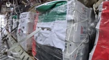 الإمارات تنفذ الإسقاط الـ20 للمساعدات الإنسانية على غزة