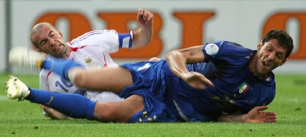 ماتيراتزي يكشف السبب الحقيقي لنطحة زيدان