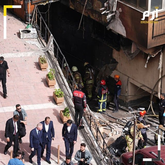 25 قتيلا في حريق بمبنى سكني في إسطنبول