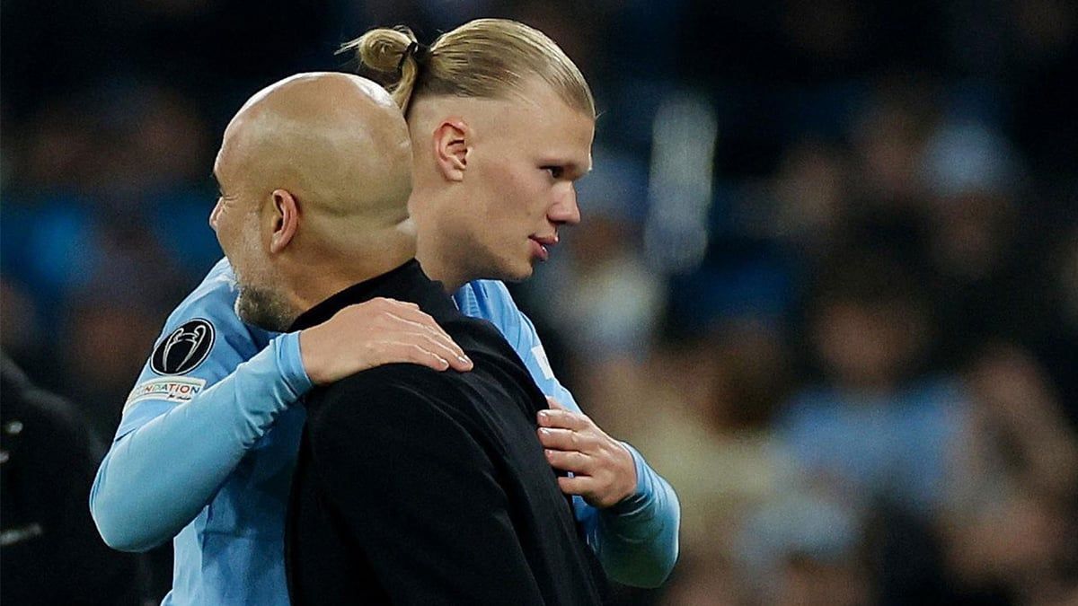 غوارديولا يساند هالاند بعد انتقادات روي كين