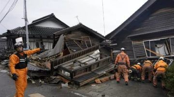 زلزال قوي يضرب اليابان قبالة سواحل فوكوشيما