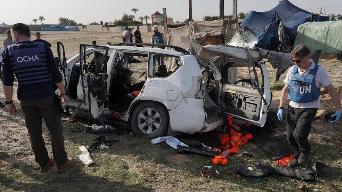 إقالة ضابط إسرائيلي بارز بعد مقتل عمال إغاثة في غزة