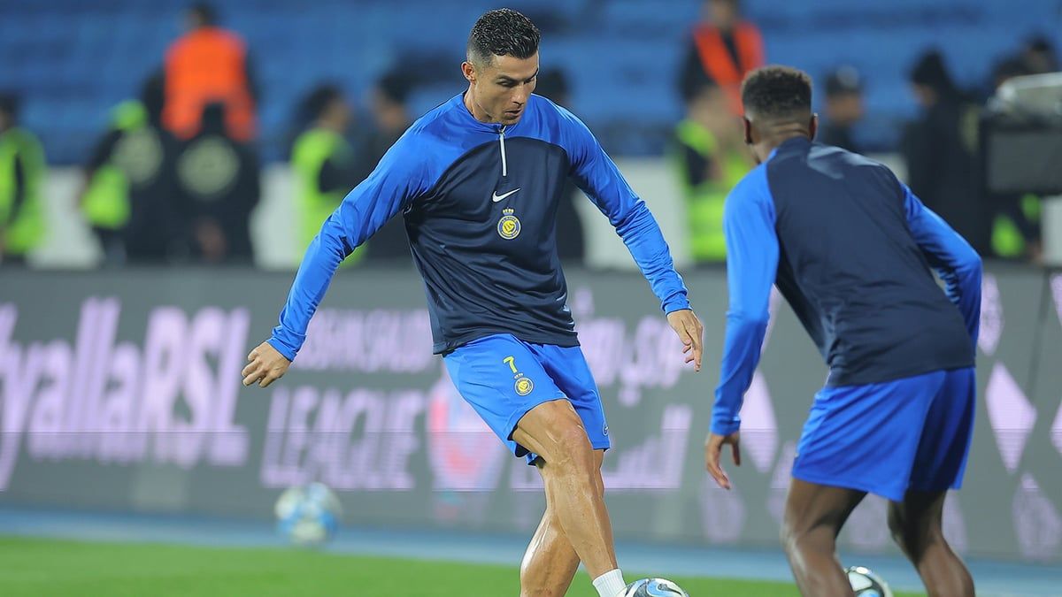 رونالدو يتفاعل مع جماهير النصر بهذه الطريقة (فيديو)