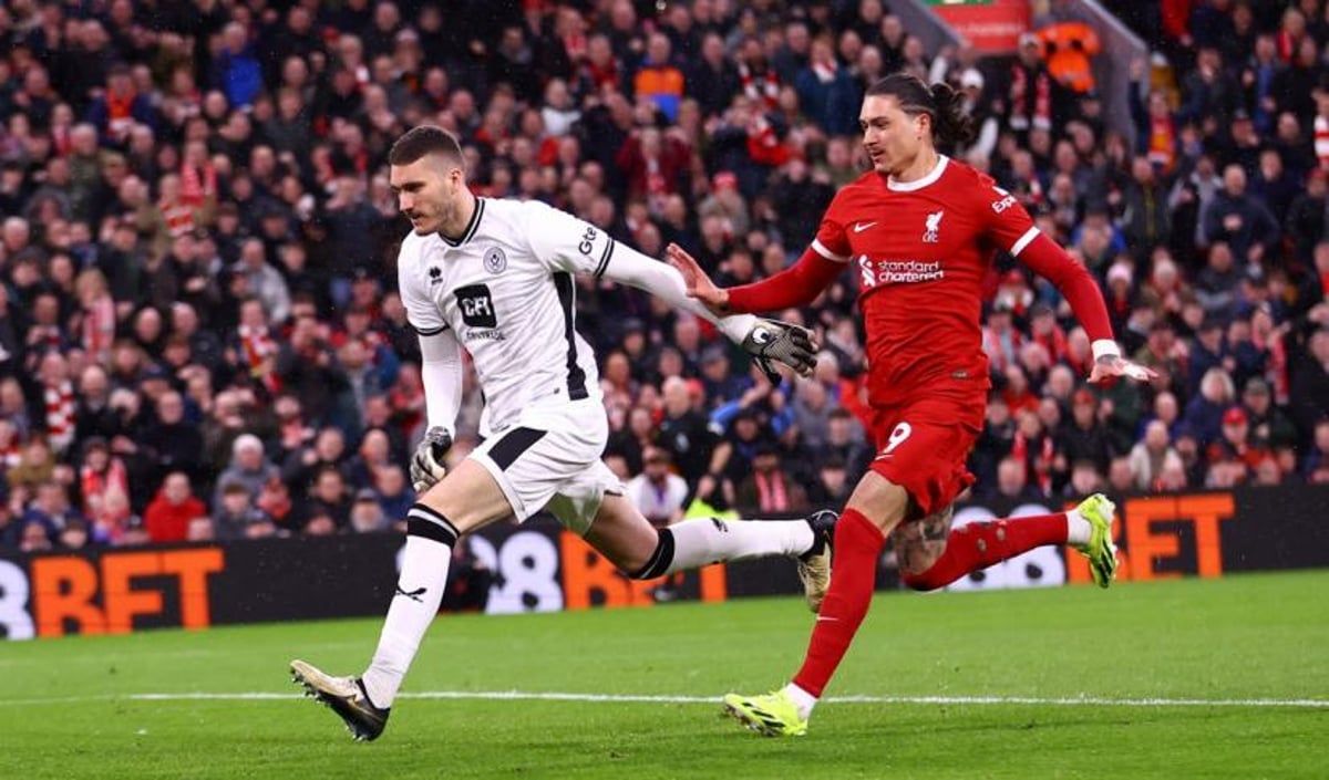ليفربول يحقق رقمًا تاريخيًا في الدوري الإنجليزي من بوابة شيفيلد