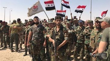 ضربات جوية سورية روسية ضد داعش