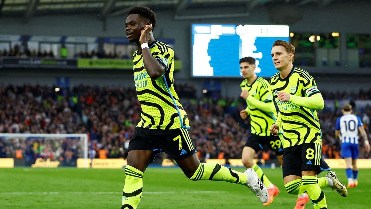 ترتيب الدوري الإنجليزي.. آرسنال يتجاوز برايتون ويشعل صراع الصدارة