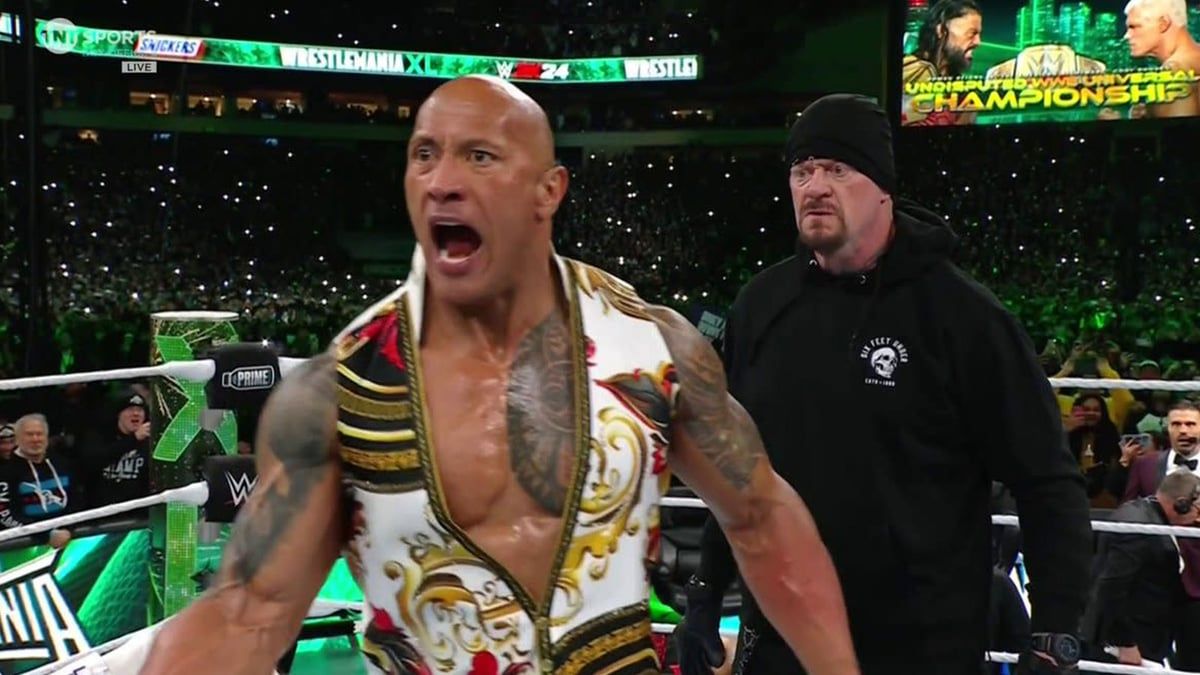 راسلمينيا 40: ظهور أندرتيكر.. وصدام بين جون سينا وذا روك (فيديو)