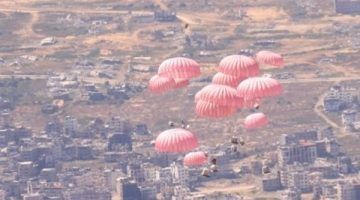 الأردن ينفذ أضخم عملية إنزال جوي لمساعدات على غزة