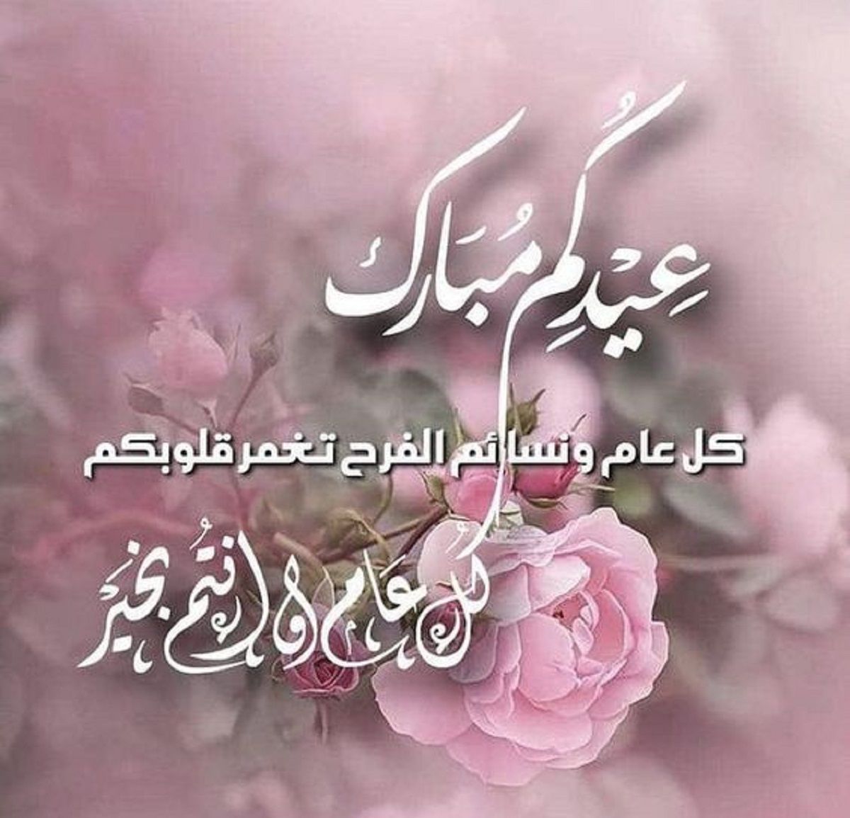 رسائل تهنئة عيد الفطر 2024 قصيرة eid mubarak أجمل بطاقات وصور المعايدة بالعيد 1445