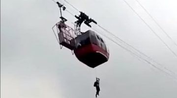 سقوط تلفريك يقل 184 شخصا في ولاية أنطاليا