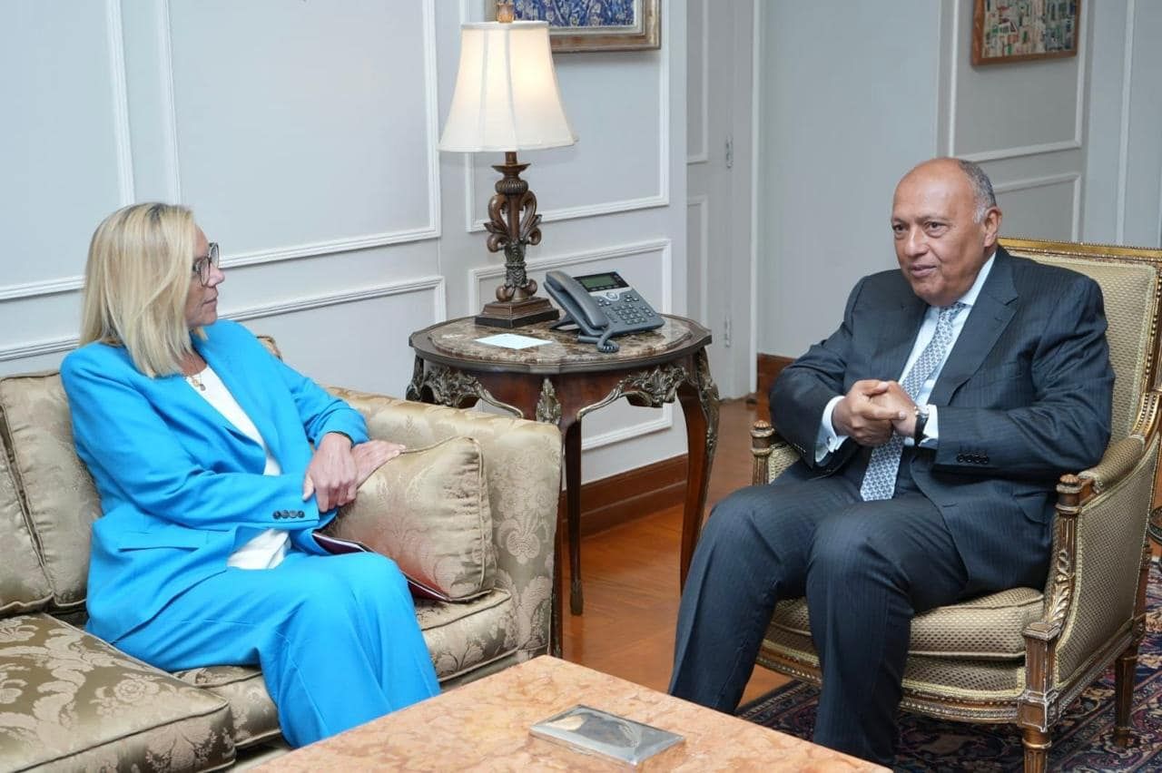 أشادت بدور مصر.. شكري يبحث مع كبيرة منسقي الأمم المتحدة إدخال المساعدات لغزة