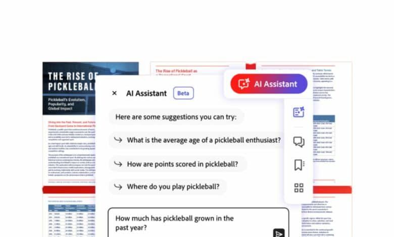 أدوبي تطلق مساعد الذكاء الاصطناعي Acrobat AI - موقع الخليج الان