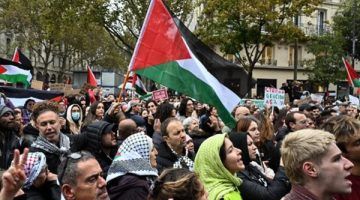 متظاهرون مؤيدون لفلسطين يغلقون جسرا في سان فرانسيسكو الأمريكية