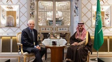وزير الخارجية السعودي يبحث مع بوريل تطورات غزة والتصعيد بالمنطقة