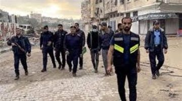 بيان عاجل من حكومة غزة بشأن استشهاد 7 أفراد شرطة بقصف إسرائيلي