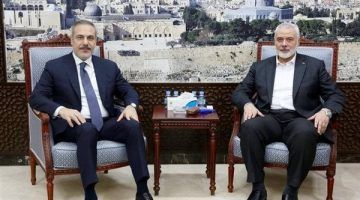 هنية يلتقي وزير خارجية تركيا.. بيان هام لحركة حماس