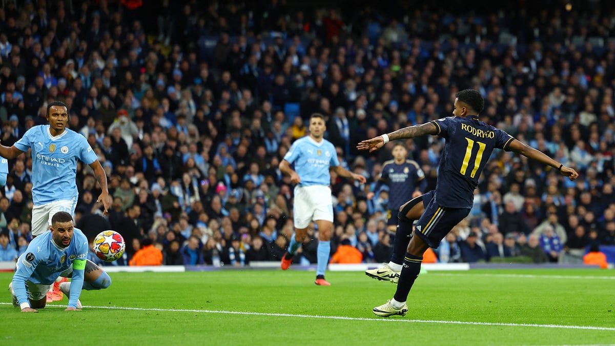 أهداف مباراة ريال مدريد ومانشستر سيتي (فيديو)