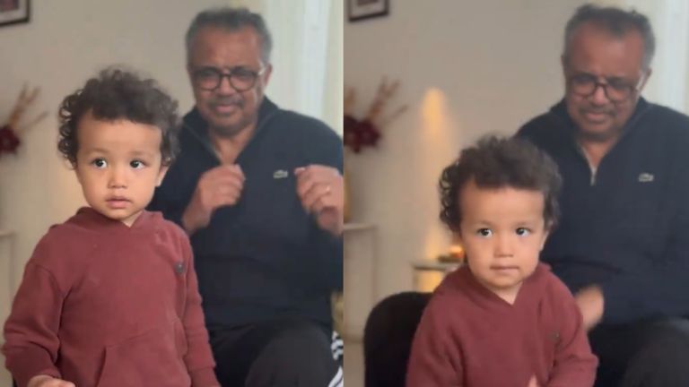 شاهد| مدير الصحة العالمية يشعل “اكس” برقصة مع حفيده