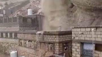 الفيضانات تصل اليمن .. فيديوهات للأمطار الغزيرة بـ حضرموت
