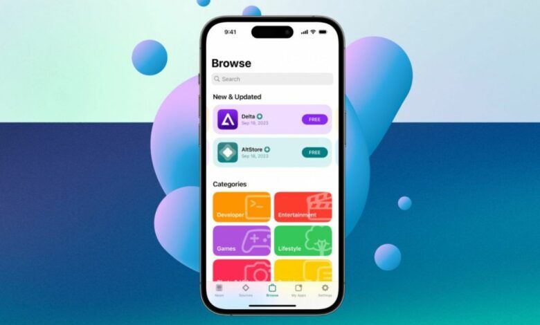 إطلاق أول متجر تطبيقات بديل لآب ستور في الاتحاد الأوروبي - موقع الخليج الان