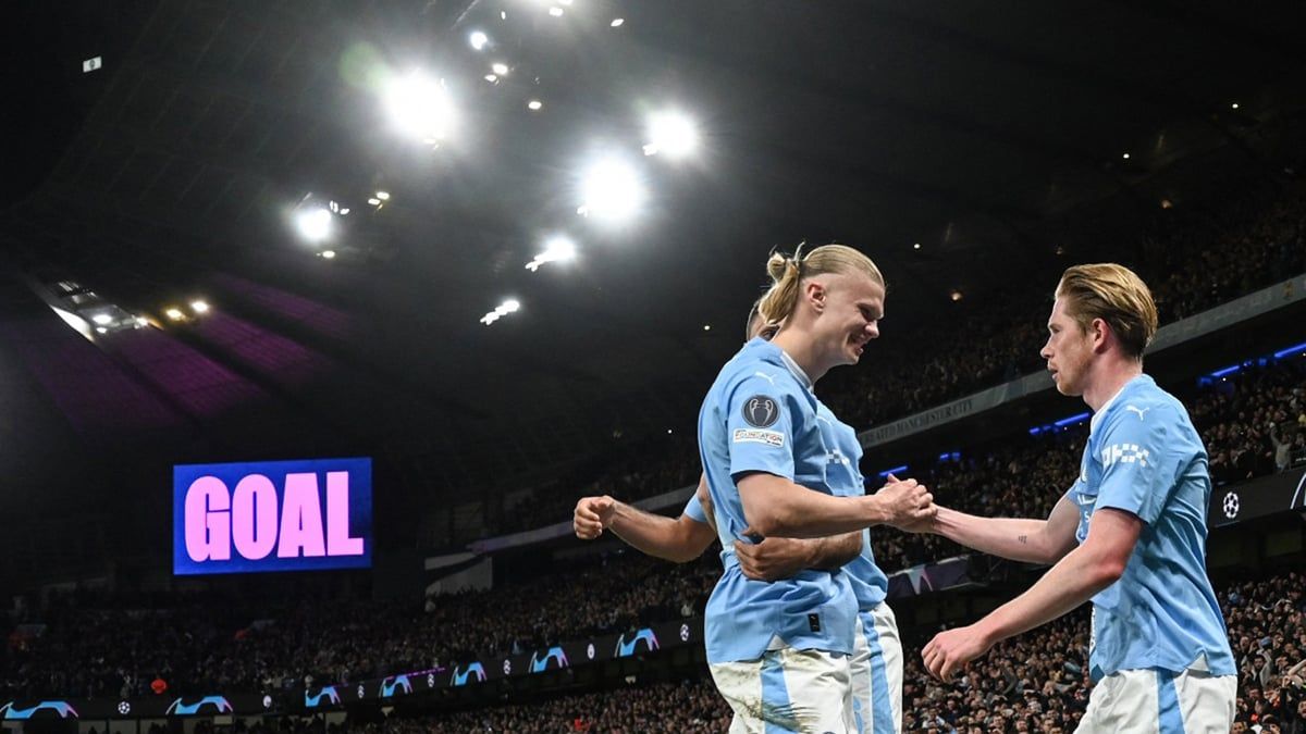 موقف هالاند ودي بروين من مباراة مانشستر سيتي وتشيلسي