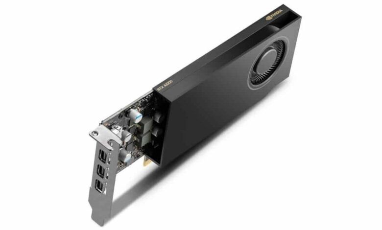 إنفيديا تعلن إطلاق البطاقات الرسومية RTX A400 و A1000 - موقع الخليج الان