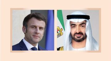 الرئيسان الإماراتي والفرنسي يبحثات تطورات الأزمة السودانية